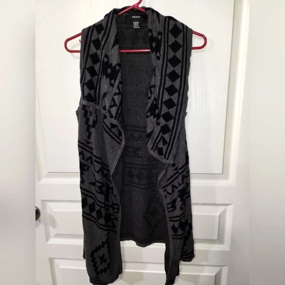 Sleeveless cardigan forever 21 sale